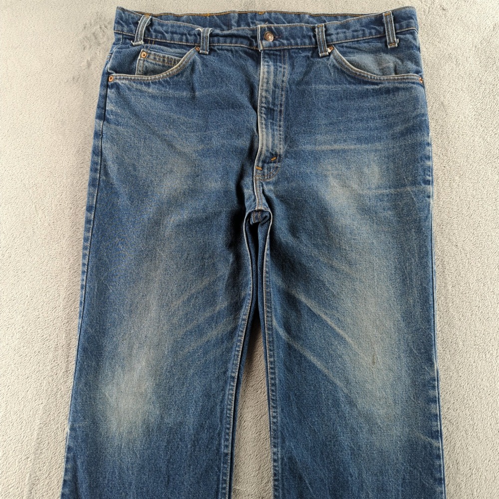 Vintage Levis 517 Orange Tab Jeans 40x30 (Fits 38x30) Blue Faded Bootcut 1992